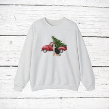 Load image into Gallery viewer, American English Coonhound Red Truck Sweatshirt
