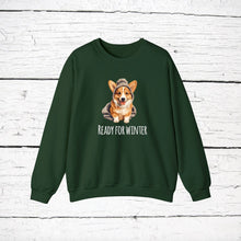 Load image into Gallery viewer, Pembroke Welsh Corgi &#39;READY FOR WINTER&#39; Sweatshirt
