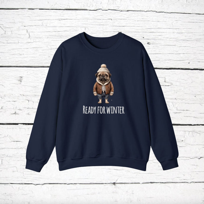 Pug 'READY FOR WINTER' Sweatshirt