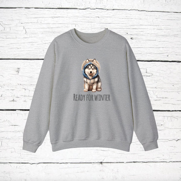 Siberian Husky 'READY FOR WINTER' Sweatshirt