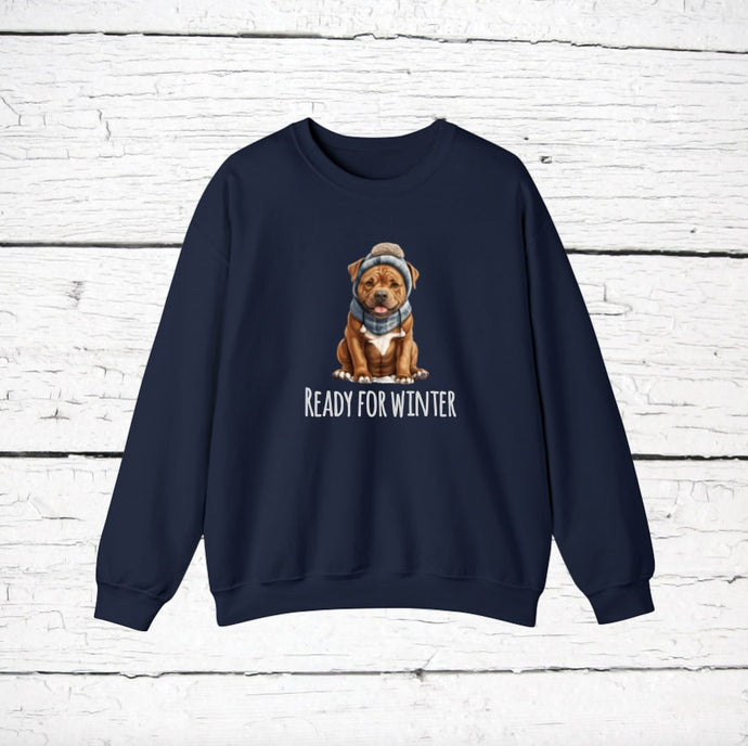 Staffordshire Bull Terrier 'READY FOR WINTER' Sweatshirt