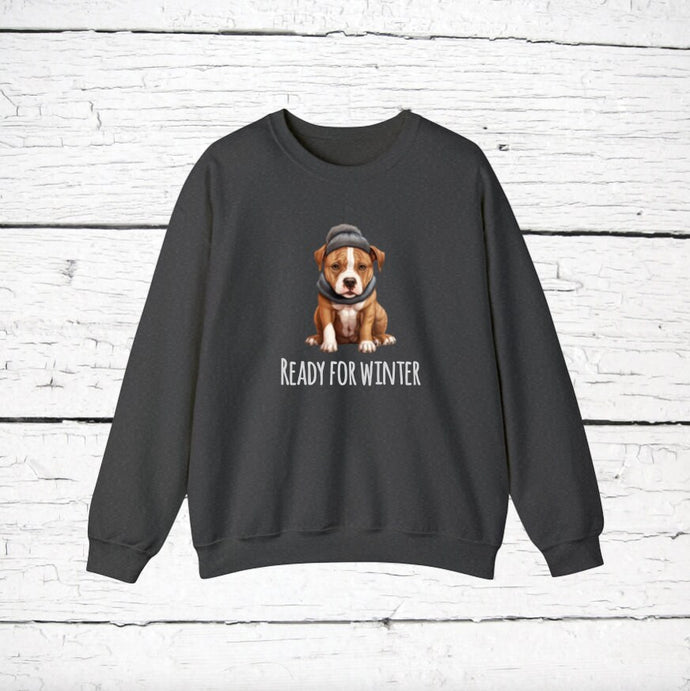 American Staffordshire Terrier 'READY FOR WINTER' Sweatshirt