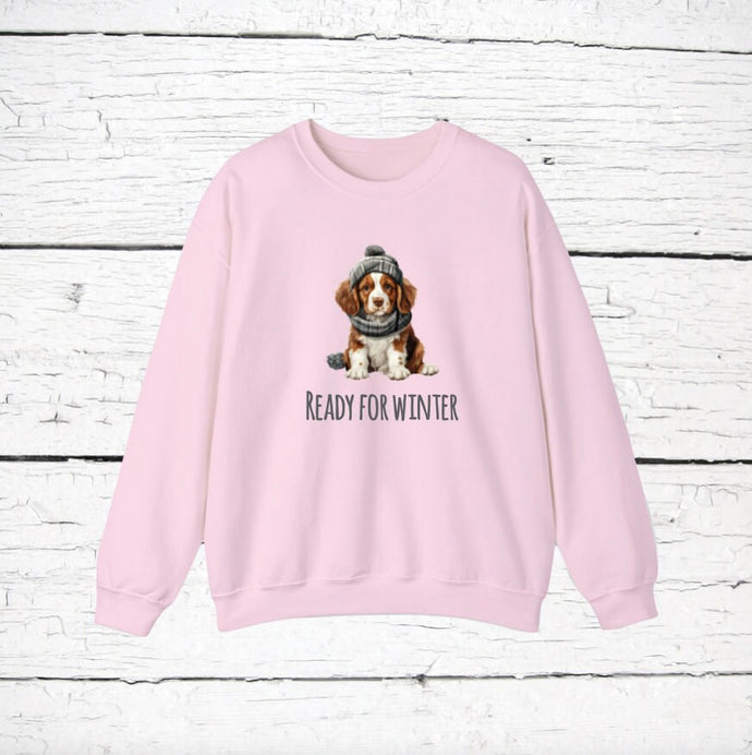 Brittany Spaniel 'READY FOR WINTER' Sweatshirt