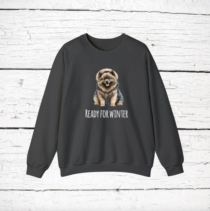 Keeshond 'READY FOR WINTER' Sweatshirt