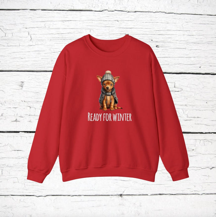 Miniature Pinscher 'READY FOR WINTER' Sweatshirt