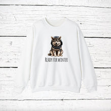 Load image into Gallery viewer, Norwegian Elkhound &#39;READY FOR WINTER&#39; Sweatshirt
