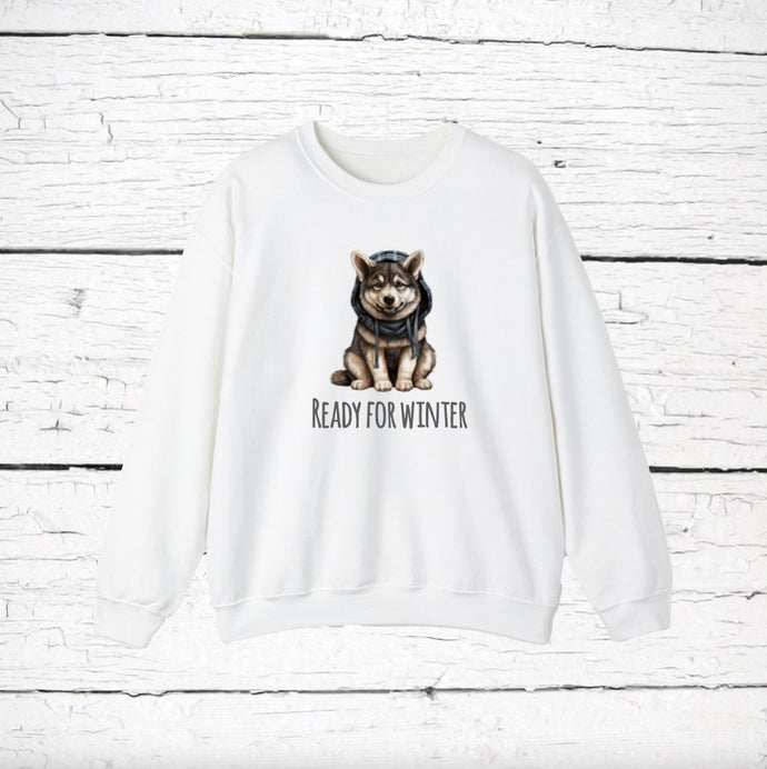 Norwegian Elkhound 'READY FOR WINTER' Sweatshirt