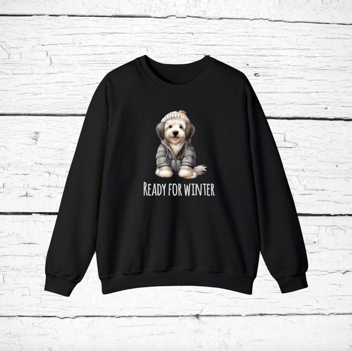 Old English Sheepdog 'READY FOR WINTER' Sweatshirt