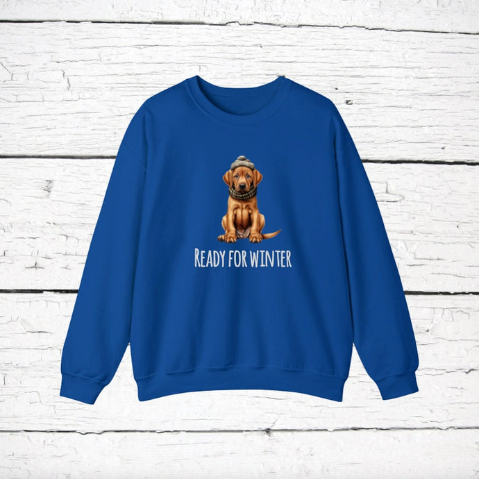 Rhodesian Ridgeback 'READY FOR WINTER' Sweatshirt