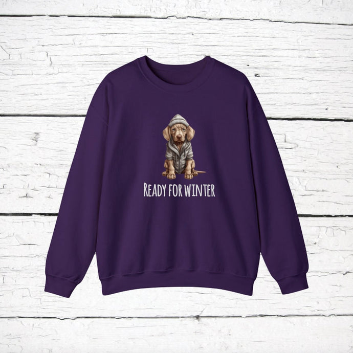 Weimaraner 'READY FOR WINTER' Sweatshirt