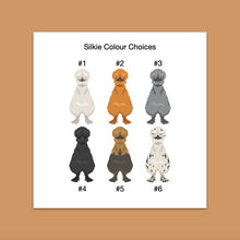 Load image into Gallery viewer, Silkie chicken sticker set - chicken sticker sheets - chicken breed stickers
