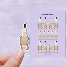 Load image into Gallery viewer, Chinese Goose vinyl sticker sheet
