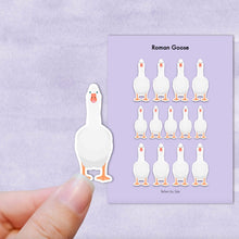 Load image into Gallery viewer, Roman Goose vinyl sticker sheet
