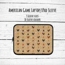 Load image into Gallery viewer, American Game chicken laptop/iPad sleeve
