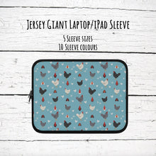 Load image into Gallery viewer, Jersey Giant chicken laptop/iPad sleeve
