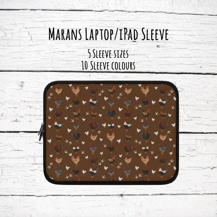 Marans chicken laptop/iPad sleeve