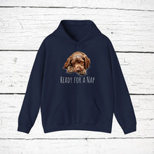 Load image into Gallery viewer, American Water Spaniel &quot;Ready for a Nap&quot; Hooded Sweatshirt
