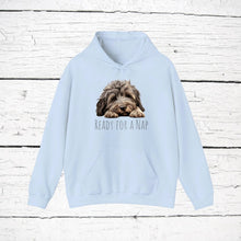 Load image into Gallery viewer, Bergamasco &quot;Ready for a Nap&quot; Hooded Sweatshirt
