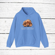 Load image into Gallery viewer, Bloodhound &quot;Ready for a Nap&quot; Hooded Sweatshirt
