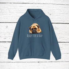 Load image into Gallery viewer, Bullmastiff &quot;Ready for a Nap&quot; Hooded Sweatshirt
