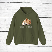 Load image into Gallery viewer, Canaan Dog &quot;Ready for a Nap&quot; Hooded Sweatshirt
