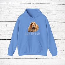 Load image into Gallery viewer, Afghan Hound &quot;Ready for a Nap&quot; Hooded Sweatshirt
