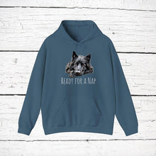 Load image into Gallery viewer, Belgian Sheepdog &quot;Ready for a Nap&quot; Hooded Sweatshirt
