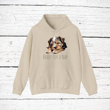 Load image into Gallery viewer, Biewer Terrier &quot;Ready for a Nap&quot; Hooded Sweatshirt
