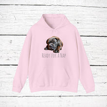 Load image into Gallery viewer, Cane Corso &quot;Ready for a Nap&quot; Hooded Sweatshirt
