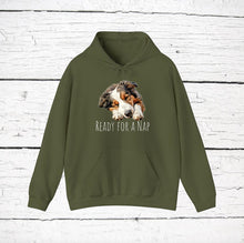 Load image into Gallery viewer, Collie &quot;Ready for a Nap&quot; Hooded Sweatshirt
