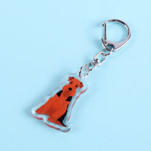 Load image into Gallery viewer, Airedale Terrier acrylic zipper pull
