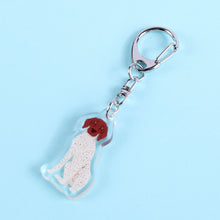 Load image into Gallery viewer, German Shorthaired Pointer acrylic zipper pull
