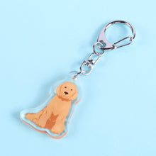 Load image into Gallery viewer, Goldendoodle (#4) acrylic zipper pull
