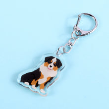 Load image into Gallery viewer, Miniature American Shepherd acrylic zipper pull
