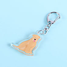 Load image into Gallery viewer, Soft Coated Wheaten Terrier acrylic zipper pull
