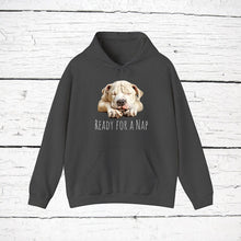 Load image into Gallery viewer, Dogo Argentino &quot;Ready for a Nap&quot; Hooded Sweatshirt
