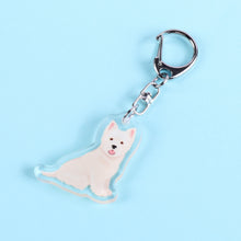 Load image into Gallery viewer, West Highland White Terrier acrylic zipper pull
