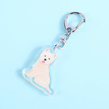 Load image into Gallery viewer, West Highland White Terrier acrylic zipper pull
