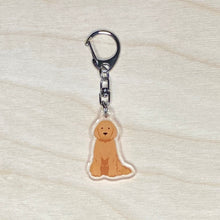 Load image into Gallery viewer, Goldendoodle (#4) acrylic zipper pull
