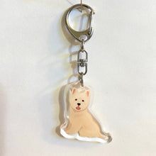 Load image into Gallery viewer, West Highland White Terrier acrylic zipper pull
