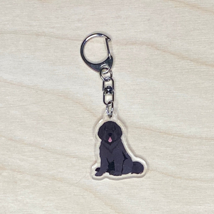 Newfoundland acrylic zipper pull