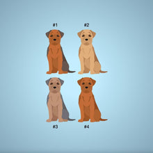 Load image into Gallery viewer, Border Terrier Vinyl Sticker Set
