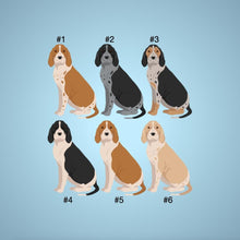 Load image into Gallery viewer, American English Coonhound Vinyl Stickers Set
