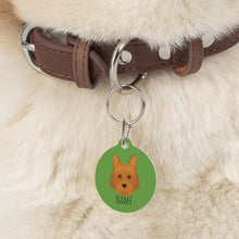 Load image into Gallery viewer, Australian Terrier ID Tag Personalized
