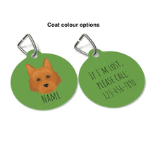 Load image into Gallery viewer, Australian Terrier ID Tag Personalized
