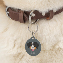 Load image into Gallery viewer, Bernese Mountain Dog ID Tag Personalized
