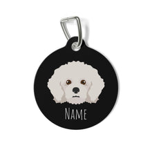 Load image into Gallery viewer, Bichon Frise ID Tag Personalized
