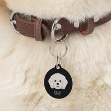 Load image into Gallery viewer, Bichon Frise ID Tag Personalized
