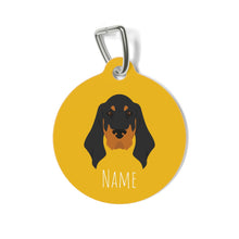 Load image into Gallery viewer, Black and Tan Coonhound ID Tag Personalized
