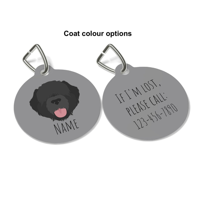 Bouvier des Flandres ID Tag Personalized